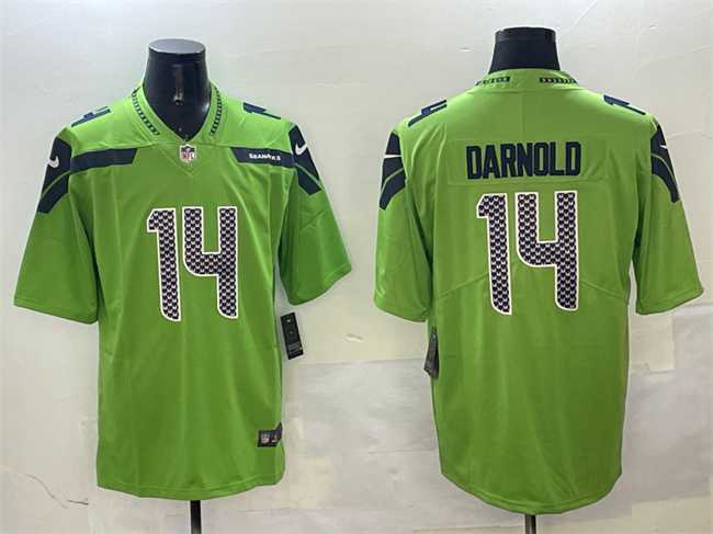 Men%27s Seattle Seahawks #14 Sam Darnold Green 2025 Vapor Limited Football Stitched Jersey->los angeles rams->NFL Jersey